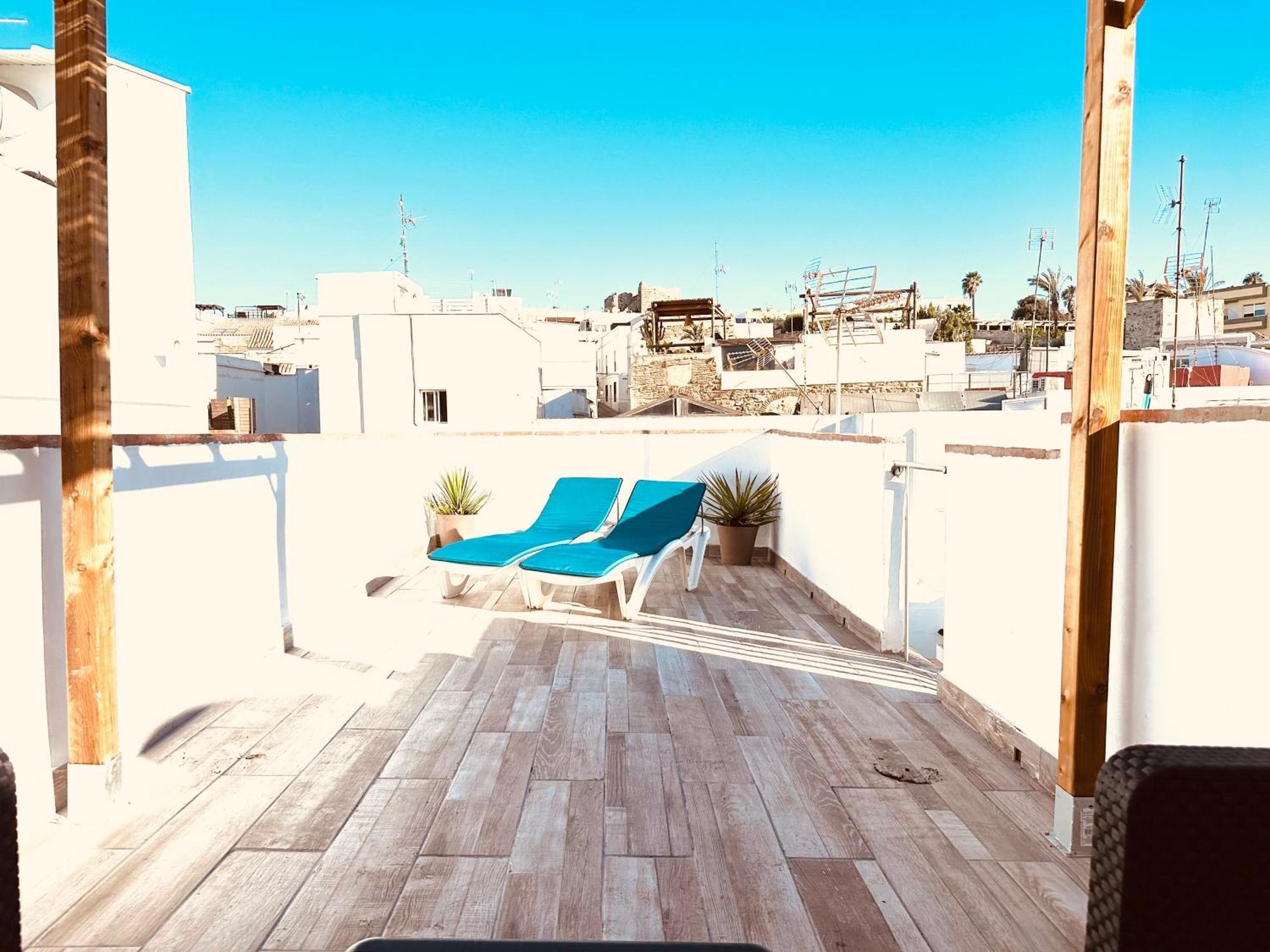 Ferienwohnung Duplex In Tarifa'S Old Town Exterior foto
